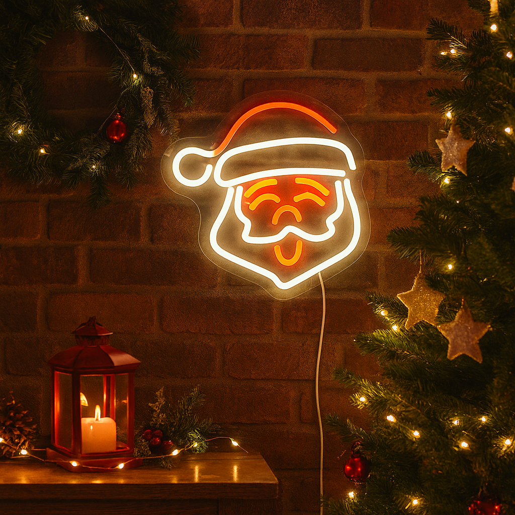 Tomte Neonskylt