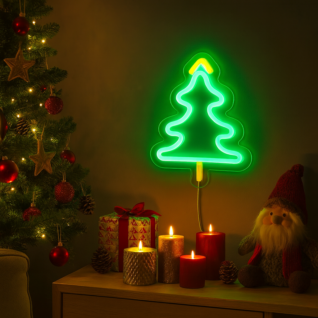 Christmas Tree Neonskylt