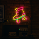 Roller Skates Neonskylt