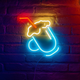 Milkshake Neonskylt
