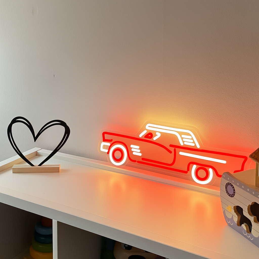 Vintage Car Neonskylt