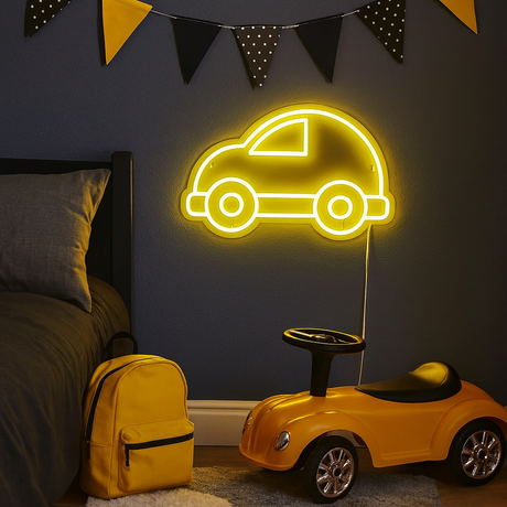 Bubble Car Neonskylt