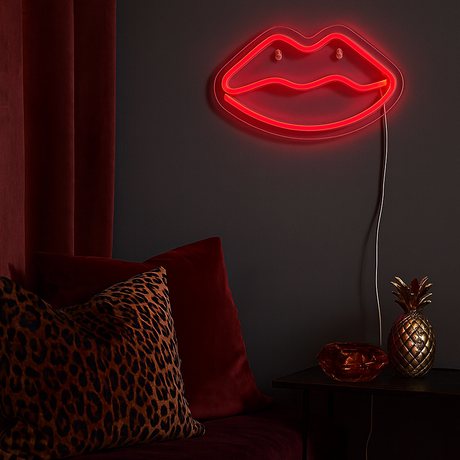 Kiss Neon Vägglampa