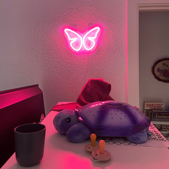 Butterfly Neonskylt