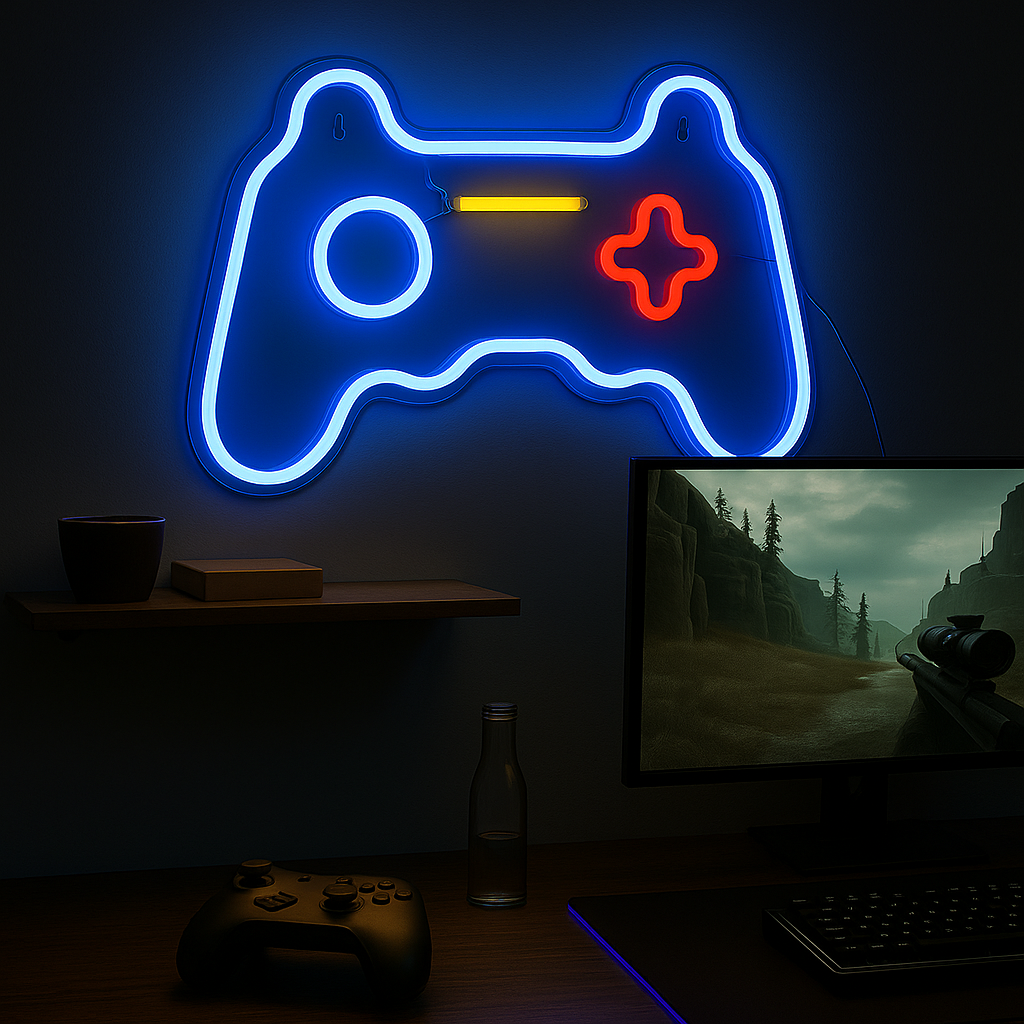 Joystick Neonskylt
