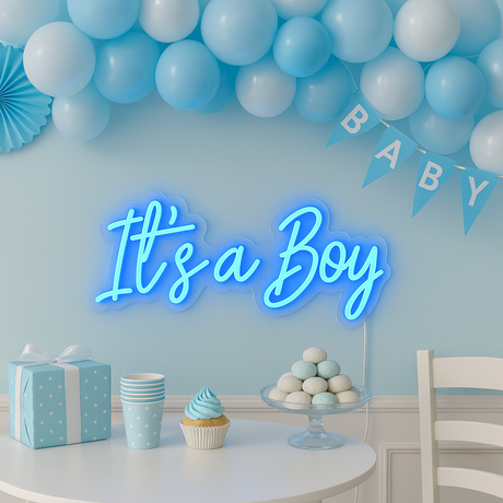 Its a Boy Neon Vägglampa