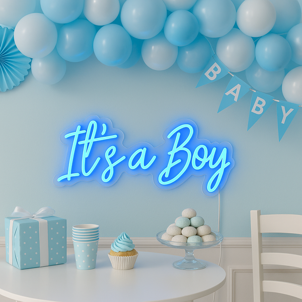 Its a Boy Neon Vägglampa