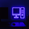 Computer Neon Vägglampa
