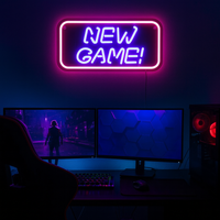New Game Neon Vägglampa-Lampconcept.se