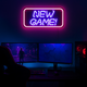 New Game Neonskylt