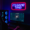 Its Game Time Neon Vägglampa