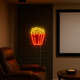 Popcorn Neonskylt