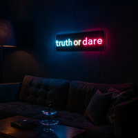 Truth or Dare Neon Vägglampa-Lampconcept.se