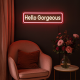 Hello Georgeous Neon Vägglampa-Lampconcept.se
