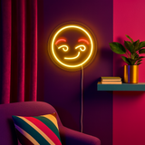 Emoji Flirty Neon Vägglampa-Lampconcept.se