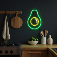 Avocado Neon Vägglampa-Lampconcept.se