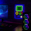 Gameboy Neon Vägglampa