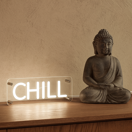 Chill LED Neon Box Bordlampa