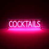 Cocktails LED Neon Box Bordlampa-Lampconcept.se