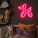 Balloon Animal Neon Vägglampa