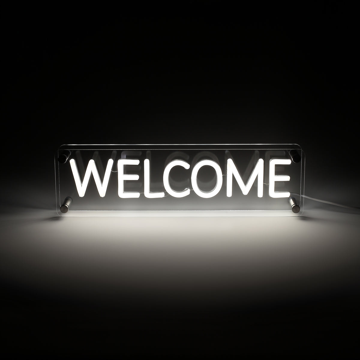 Welcome Led Welcome LED Neon Box Bordlampa – Lampconcept.se