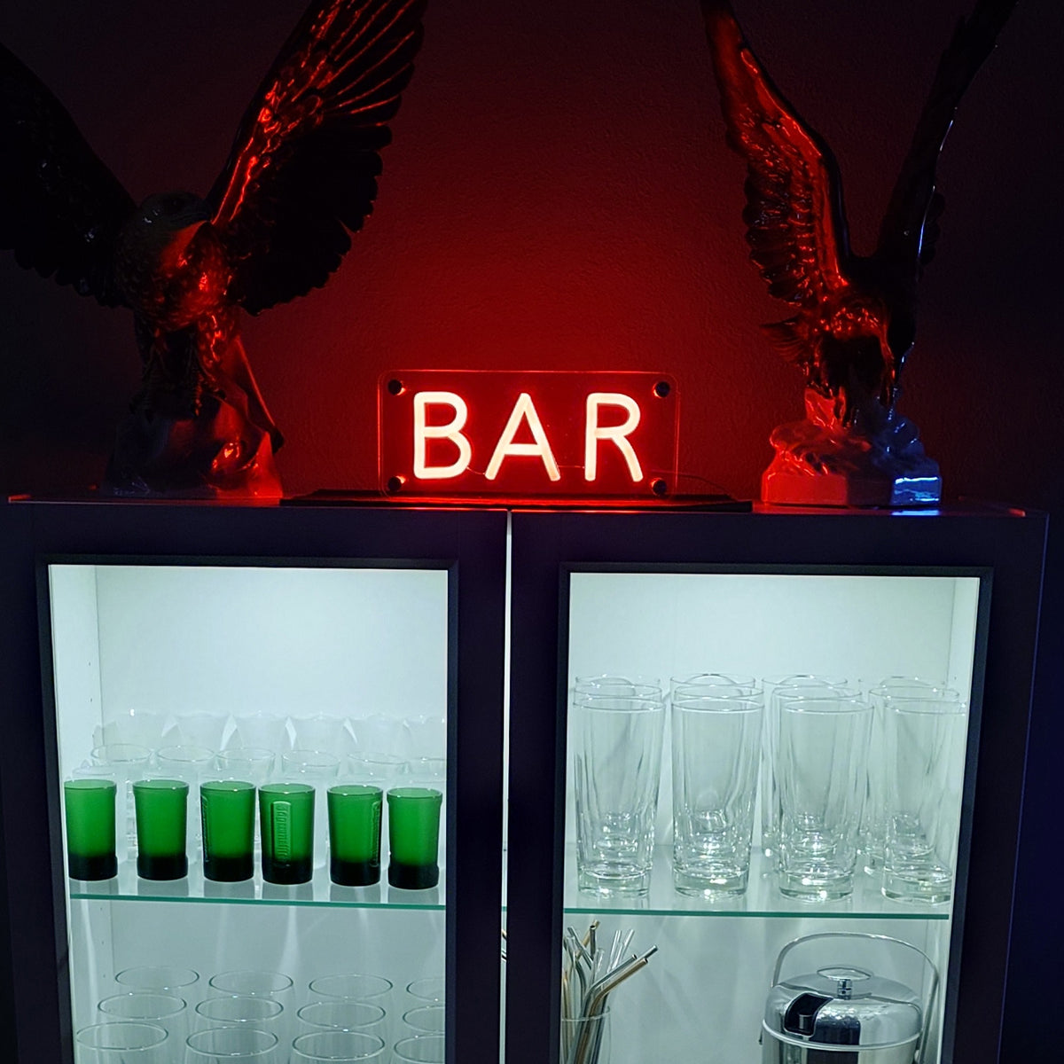 Bar LED Neon Box Bordslampa