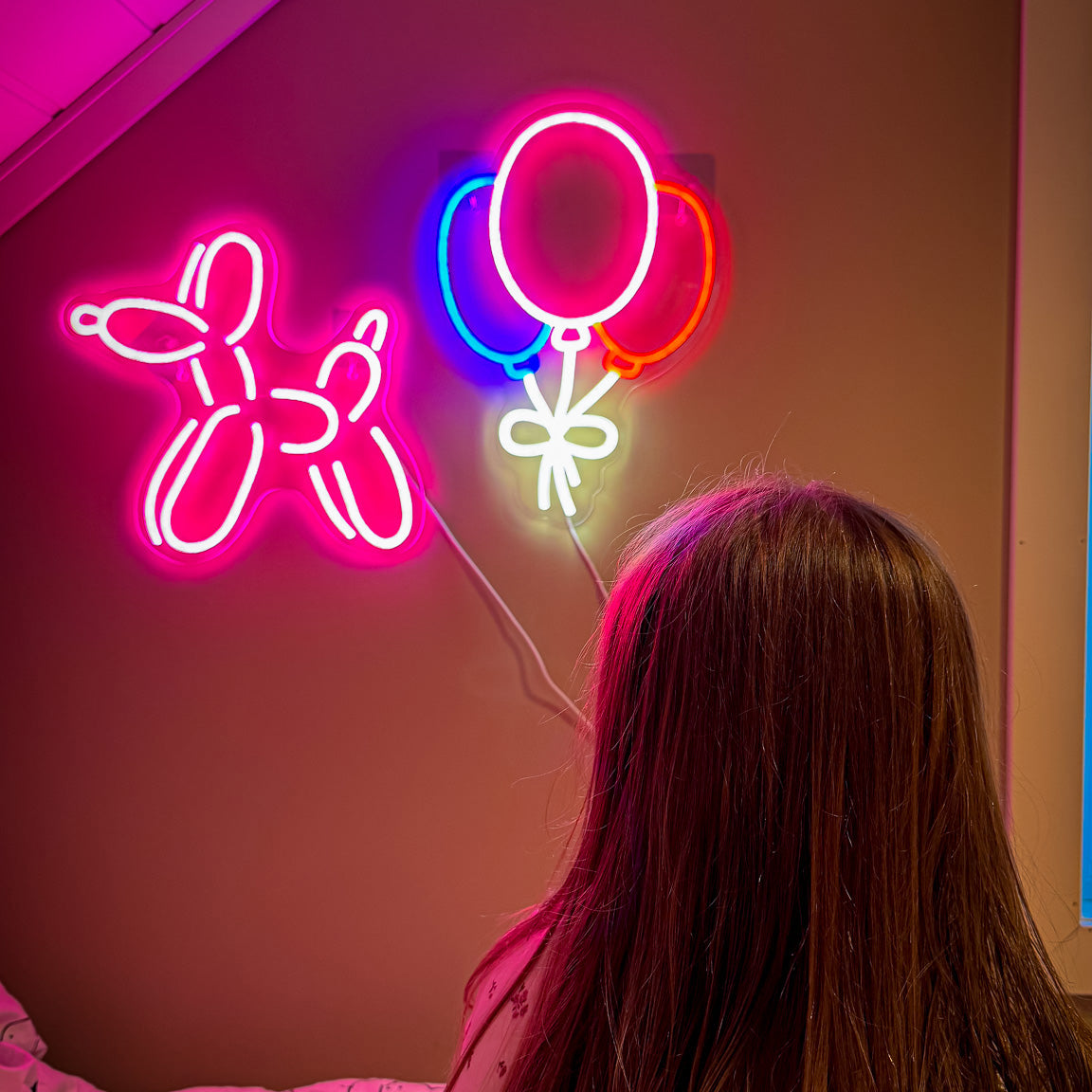 Balloons Neonskylt