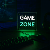 Game Zone LED Neon Box Bordslampa-Lampconcept.se