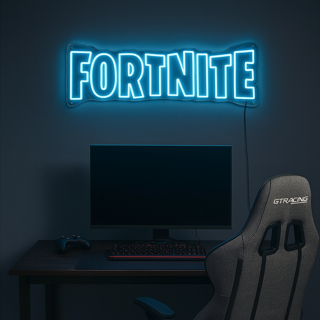 Fortnite Neon Vägglampa-Lampconcept.se