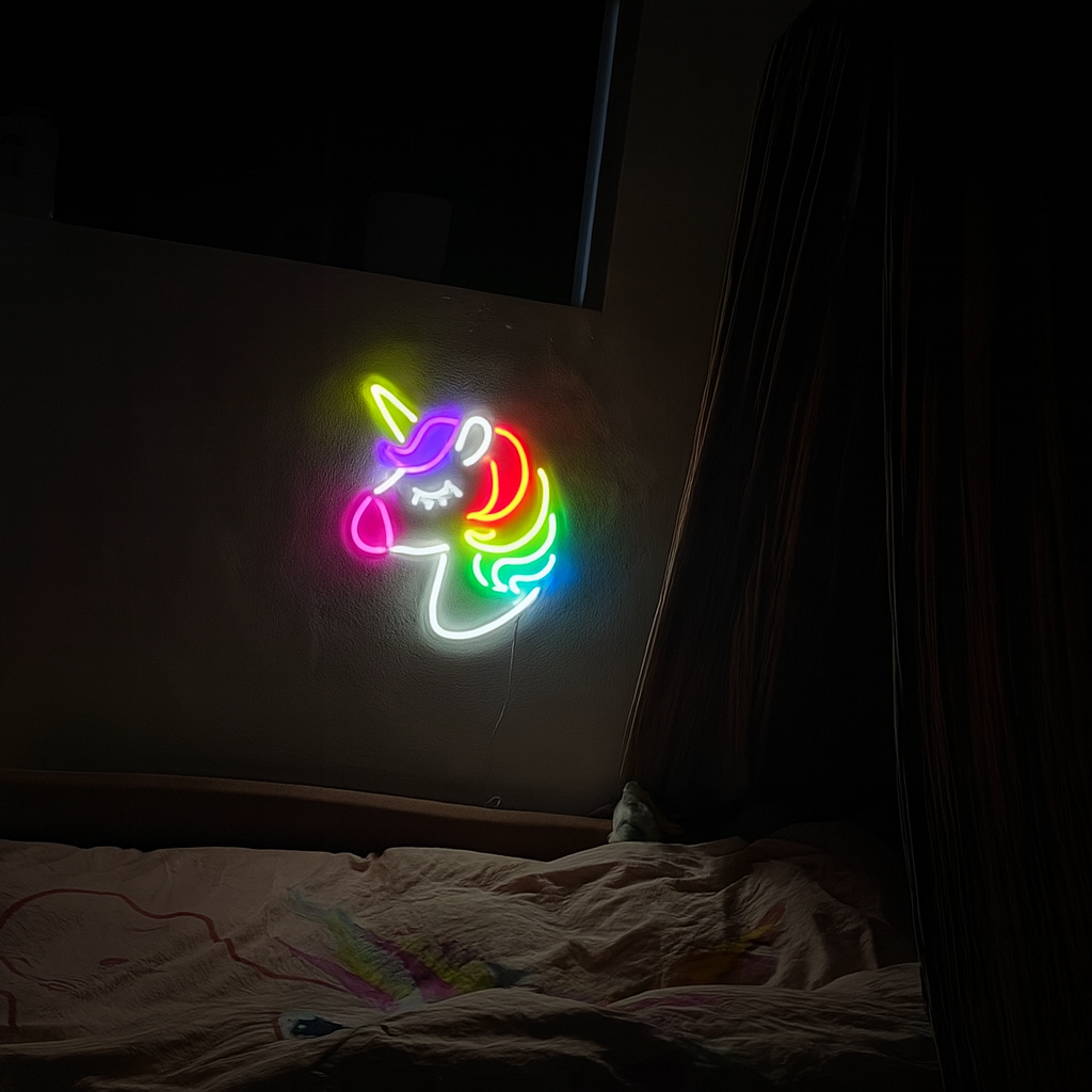 Unicorn Neonskylt