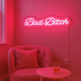 Bad Bitch Neonskylt