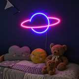 Saturn Neonskylt