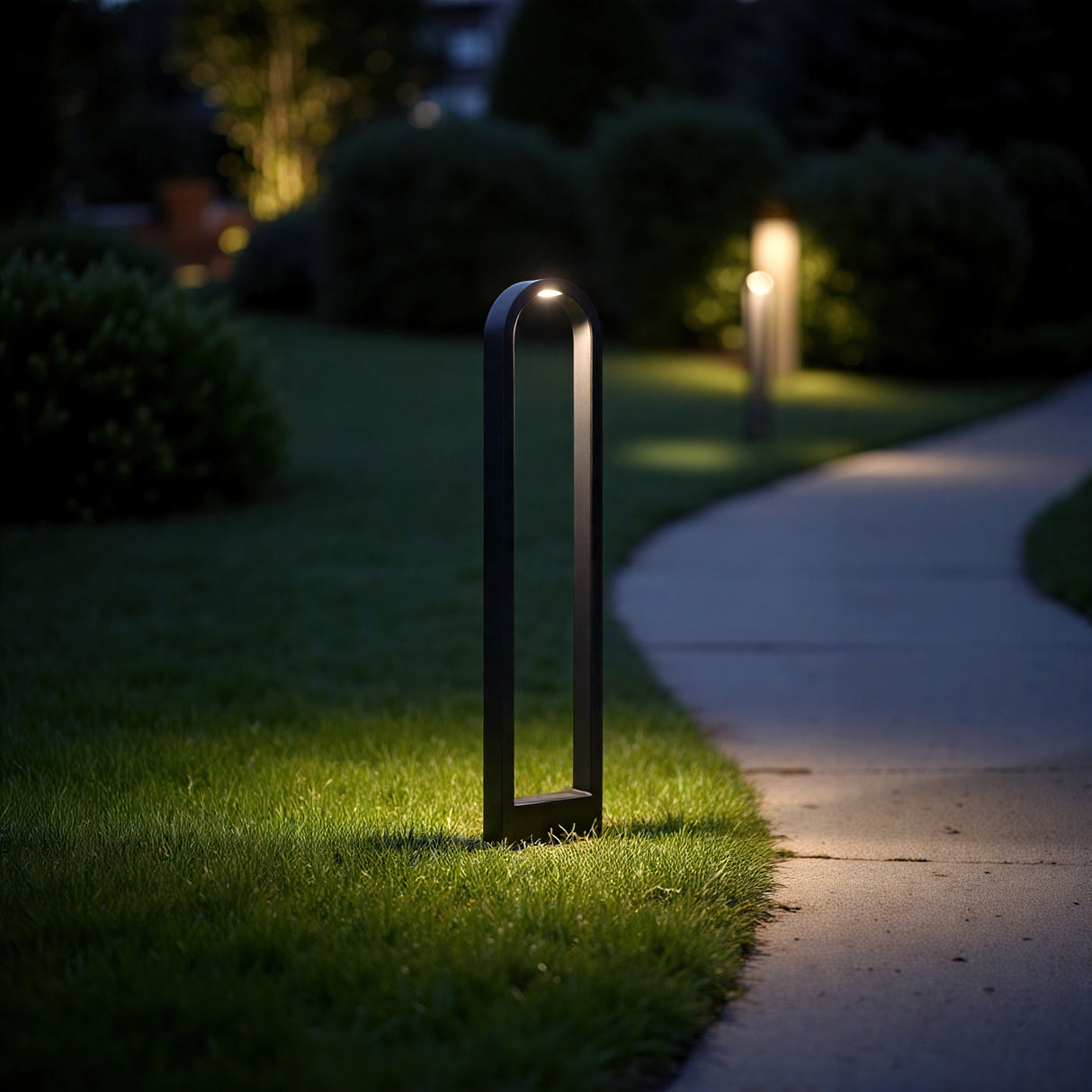 Ghost Round LED Utomhus Trädgårdslampa 80cm