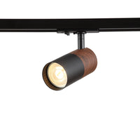 Noda Skenspot GU10 Svart/Trä-Lampconcept.se