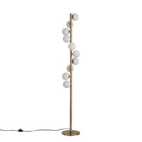 Trento Golvlampa Mässing/Opal-Lampconcept.se