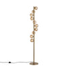 Trento Golvlampa Mässing/Amber-Lampconcept.se