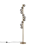Trento Golvlampa Mässing/Rökfärgad-Lampconcept.se