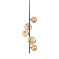 Valencia Hörntaklampa Mässing/Amber-Lampconcept.se