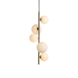 Valencia Hörntaklampa Mässing/Opal-Lampconcept.se