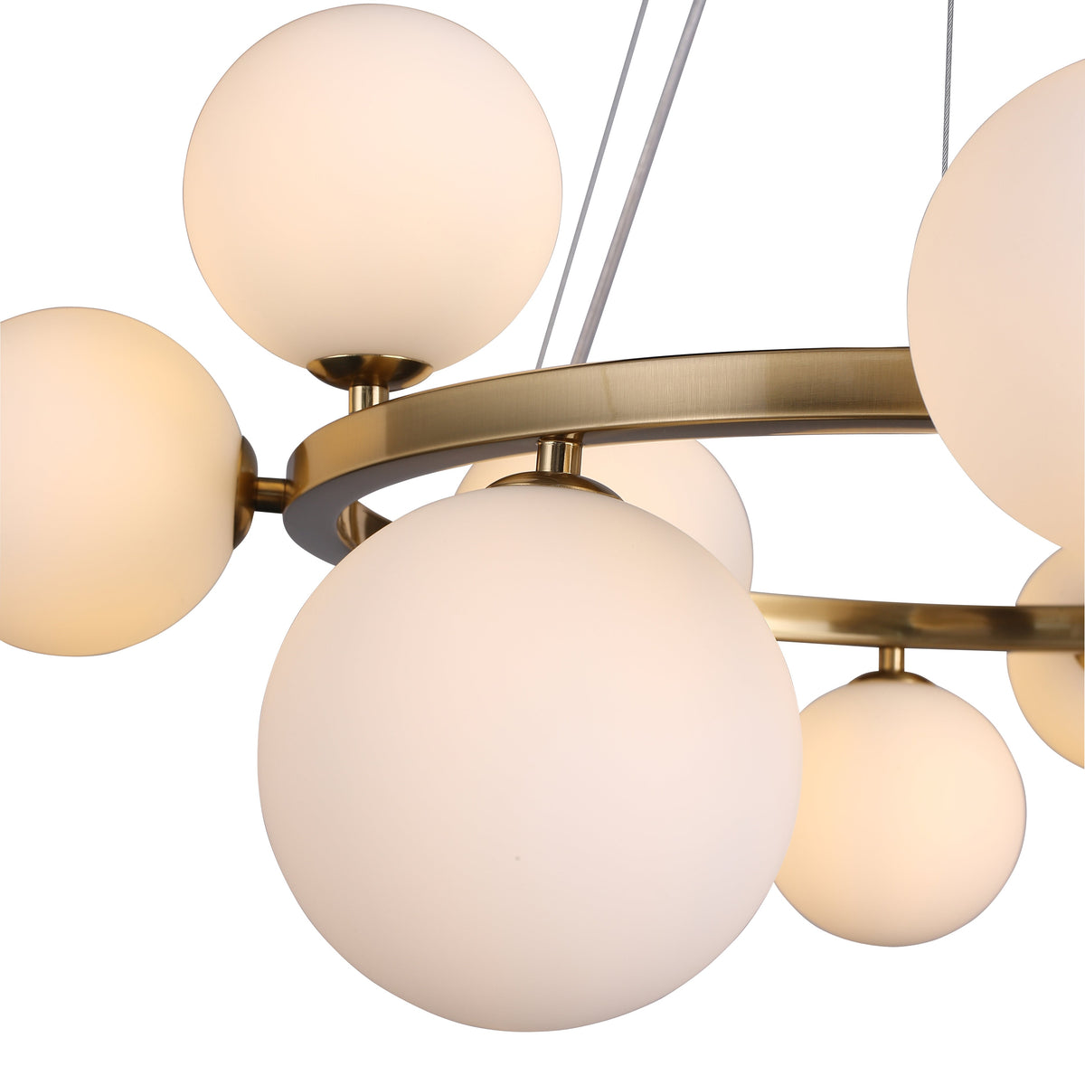 Valencia Ljuskrona Mässing/Opal