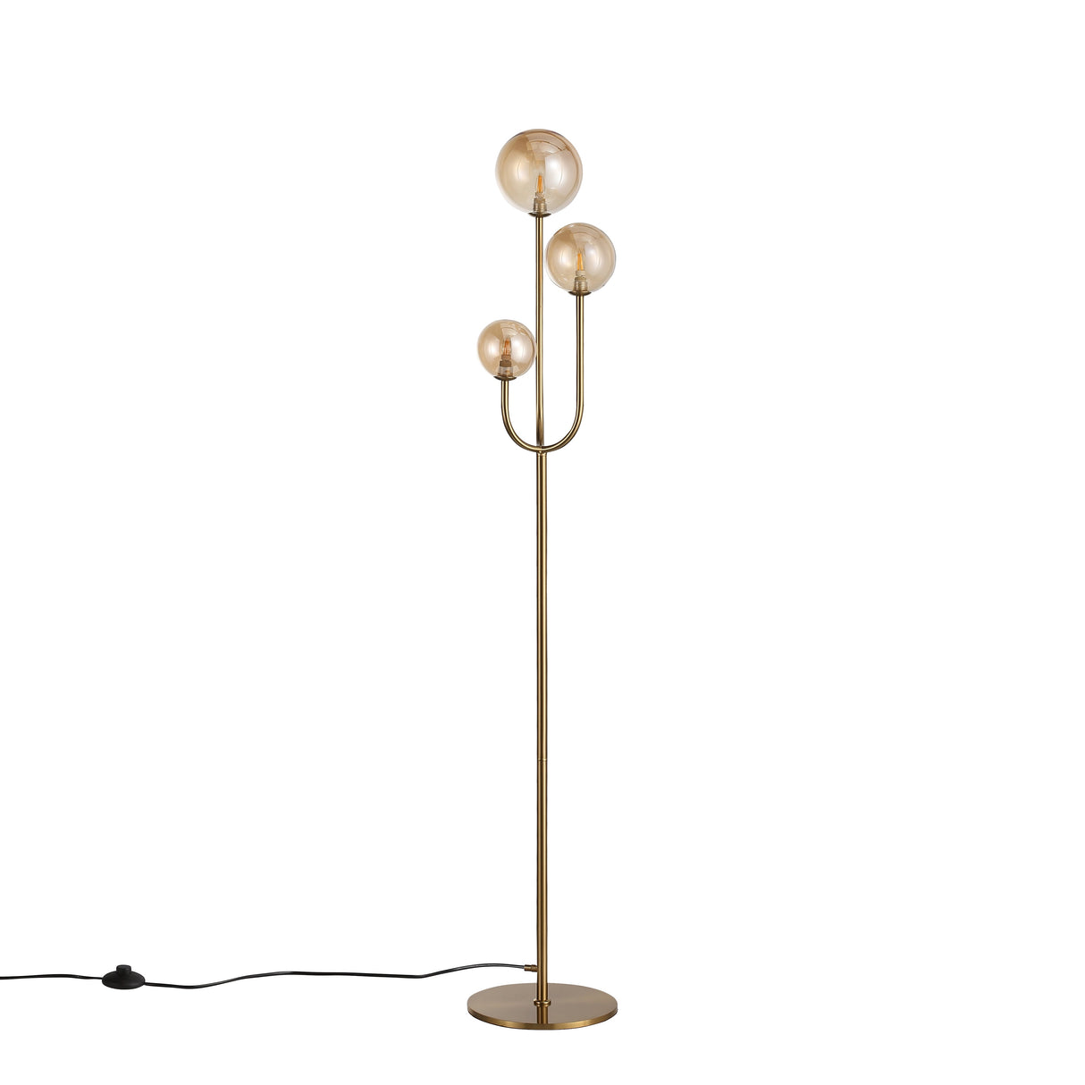 Bubbles Golvlampa Amber-Lampconcept.se