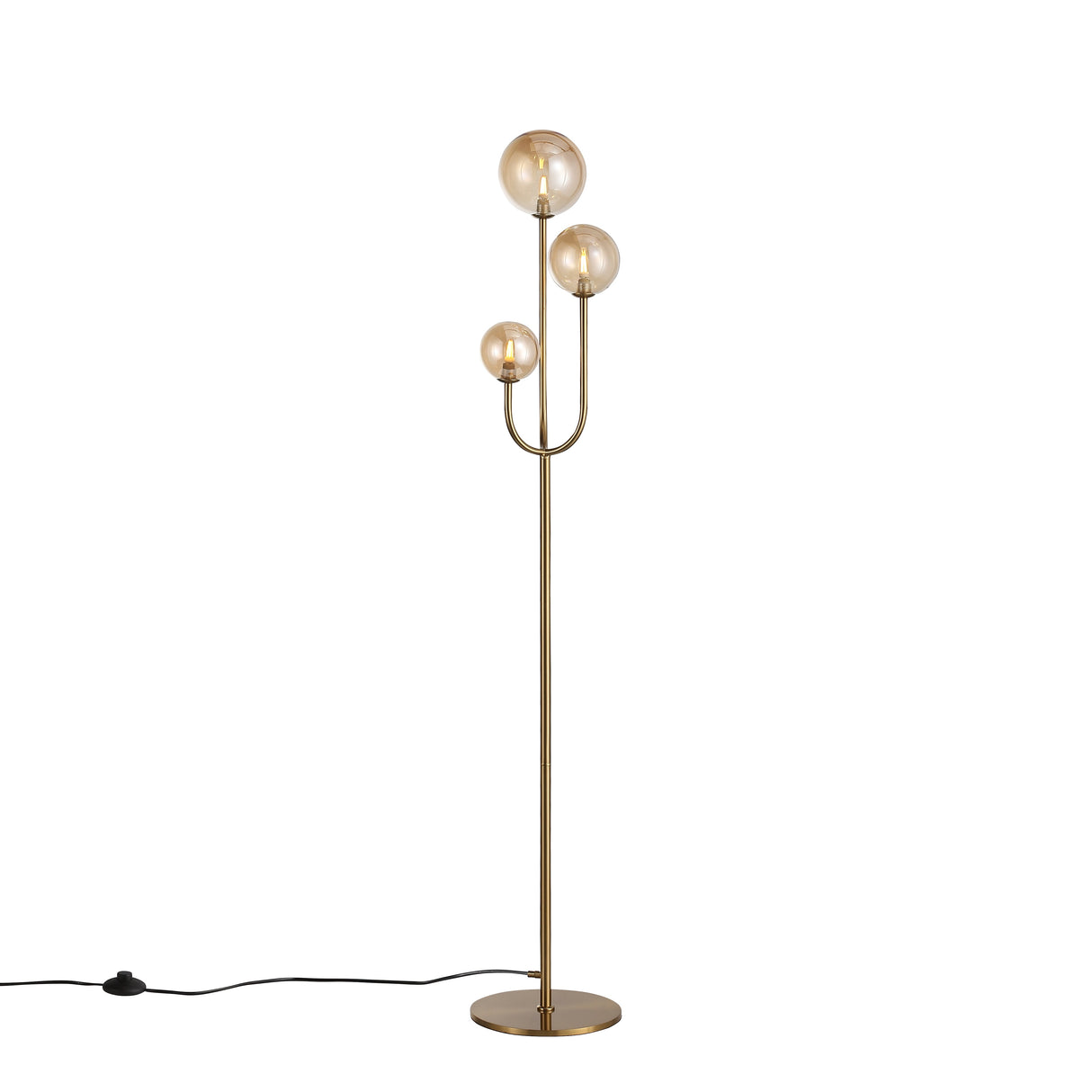 Bubbles Golvlampa Amber-Lampconcept.se