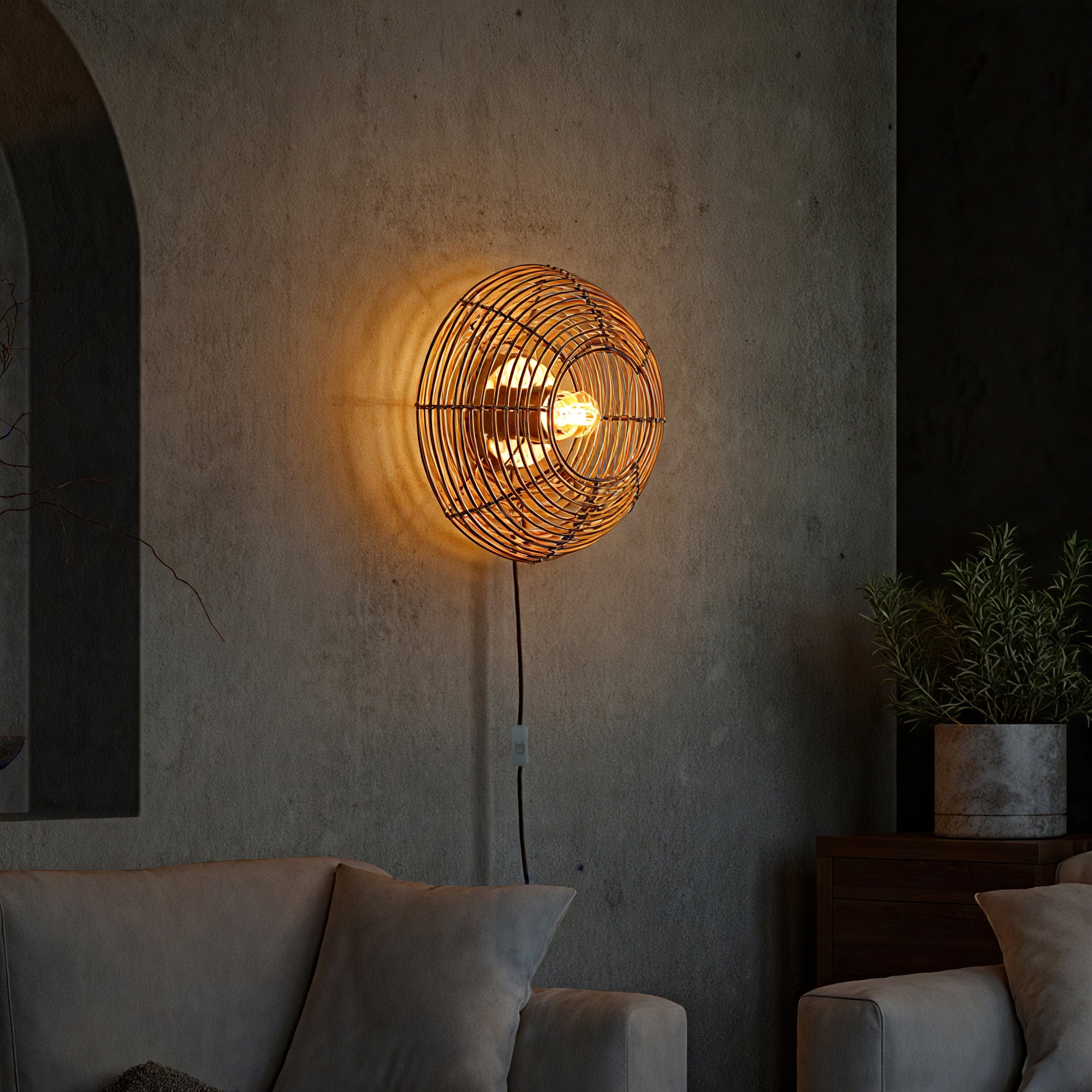 Ojo Vägglampa Ø30-Lampconcept.se