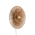 Wave Layer Vägglampa Ø40 - Naturlig Brun