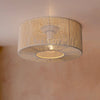 Braided Taklampa Ø46 Raw White-Lampconcept.se