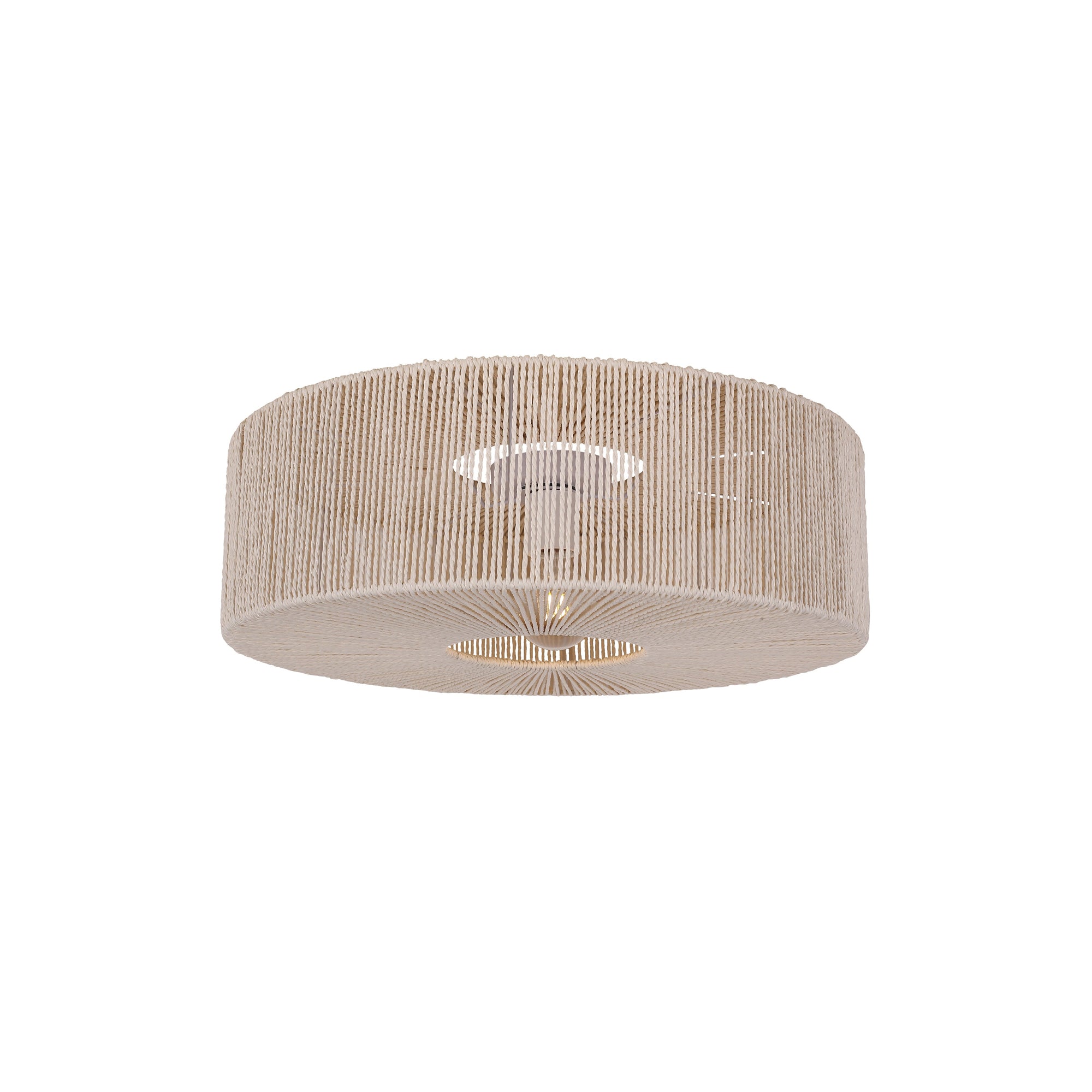 Braided Taklampa Ø60 Raw White-Lampconcept.se