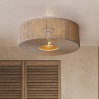 Braided Taklampa Ø60 Raw White-Lampconcept.se