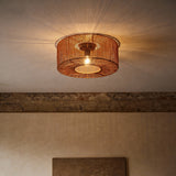 Braided Taklampa Ø46 Earth Red