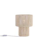 Braided Bordslampa Raw White