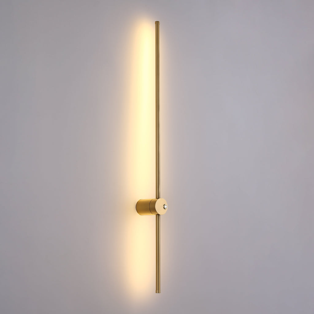 Retta LED Vägglampa Mässing 100cm
